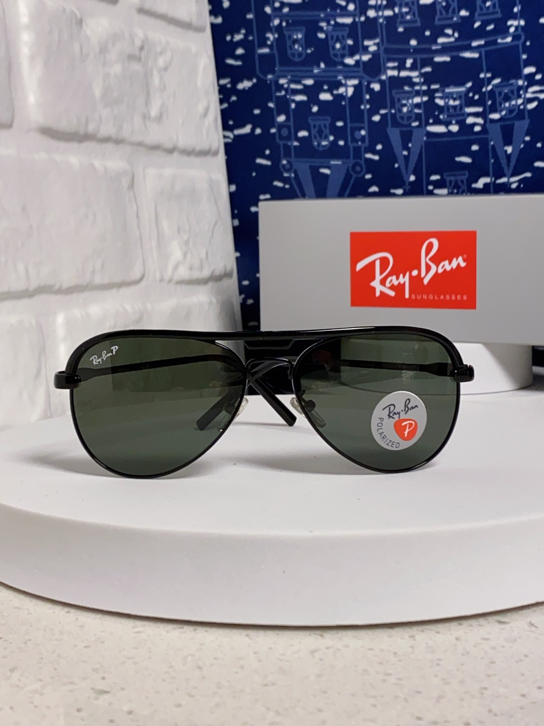 RayBan雷朋 2025新款偏光大框飞行员蛤蟆镜男士太阳镜开车大脸墨镜男高级感痞帅钓鱼 RB3409