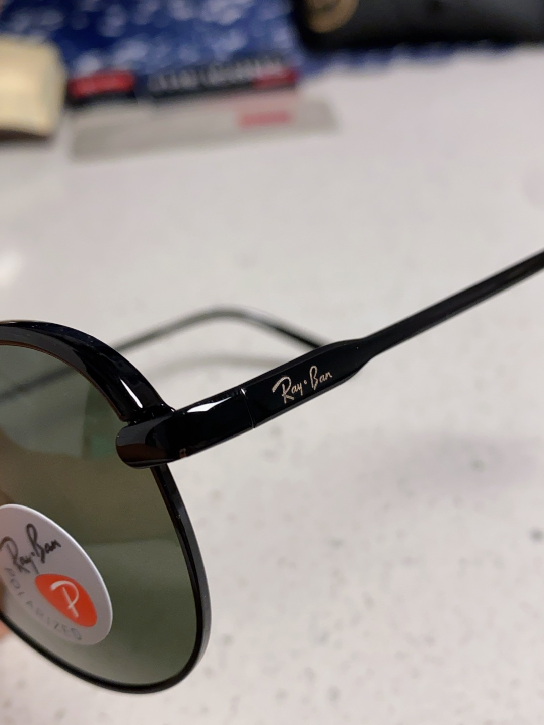 RayBan雷朋 2025新款偏光大框飞行员蛤蟆镜男士太阳镜开车大脸墨镜男高级感痞帅钓鱼 RB3409