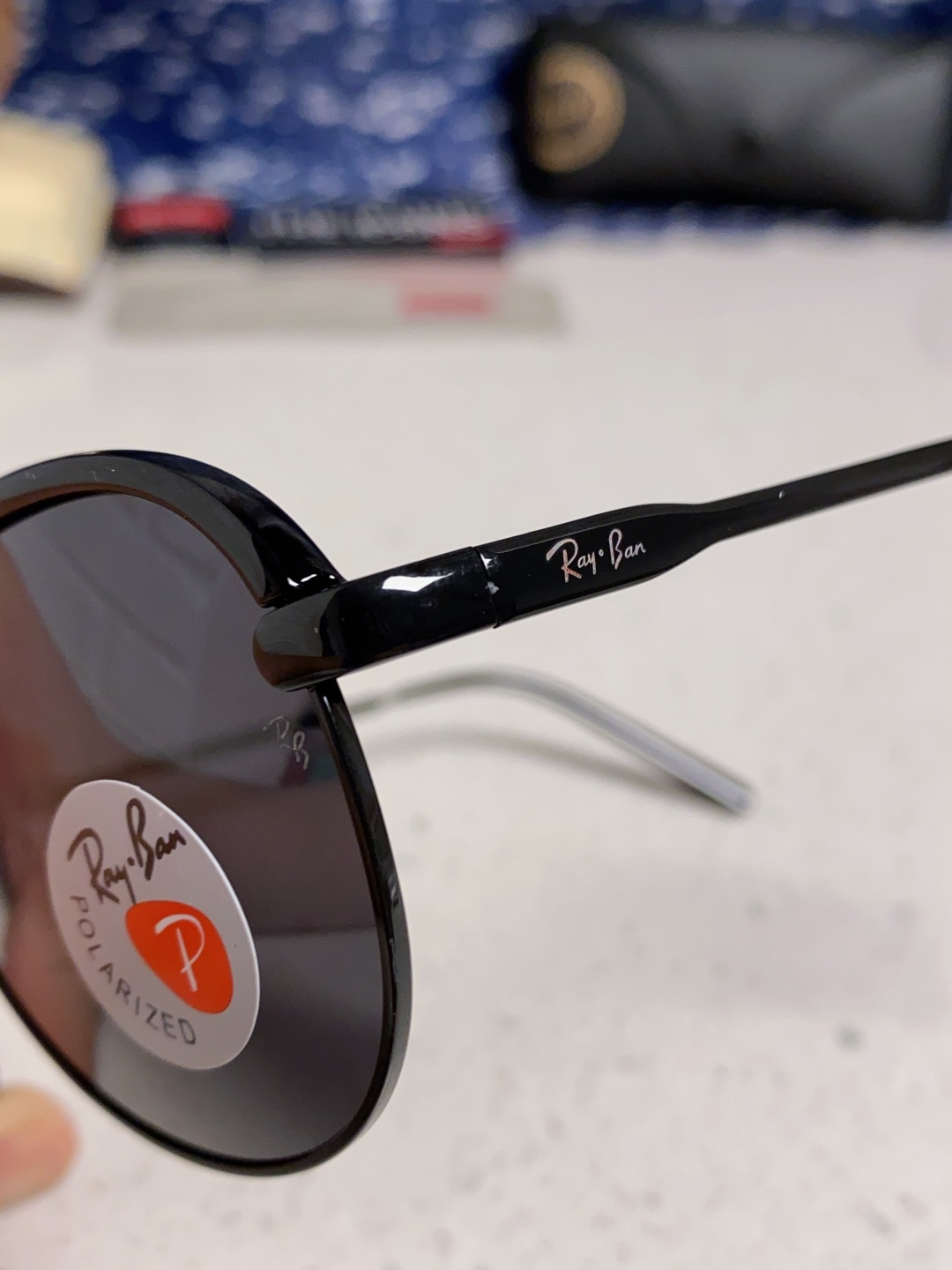 RayBan雷朋 2025新款偏光大框飞行员蛤蟆镜男士太阳镜开车大脸墨镜男高级感痞帅钓鱼 RB3409