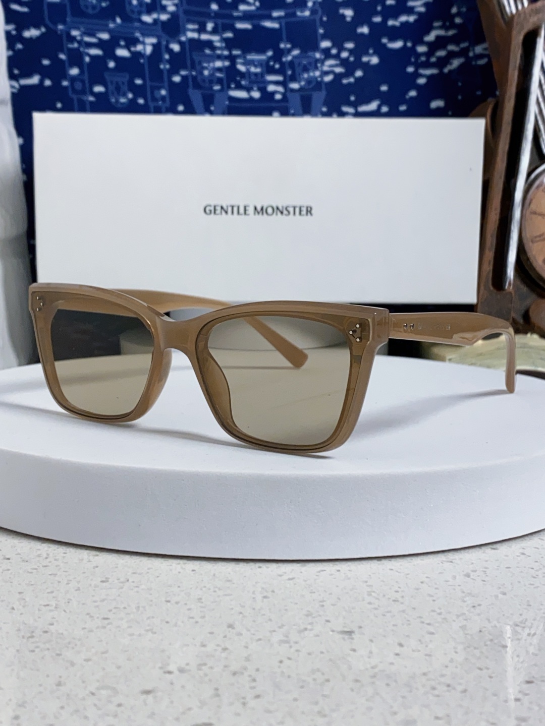  Gentle Moster(GM)   2025新款GM墨镜 可配近视墨镜潮酷金属高质感小 防紫外线女