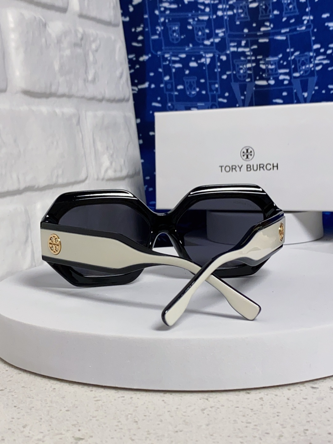  Tory Burch托里伯奇 全框太阳镜 不规则镜框 朋克个性时尚太阳镜 男女通用