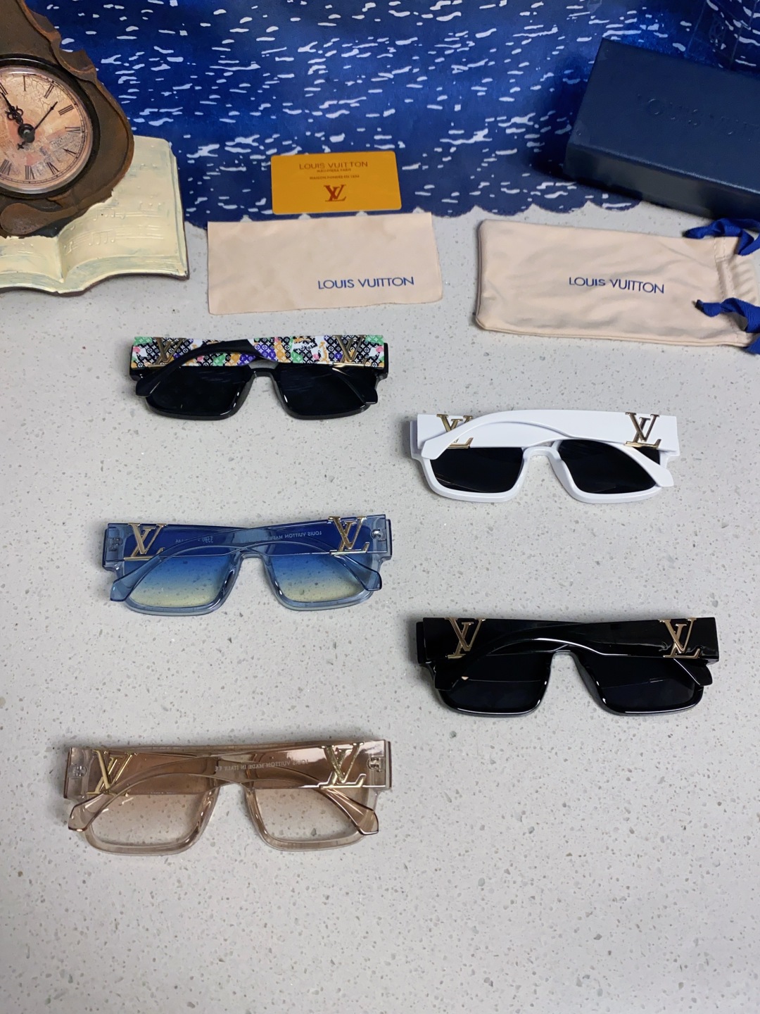 LouisVuitton路易威登 2025款欧美高端女士 方框显瘦休闲太阳眼欧洲站网红旅游防晒墨镜