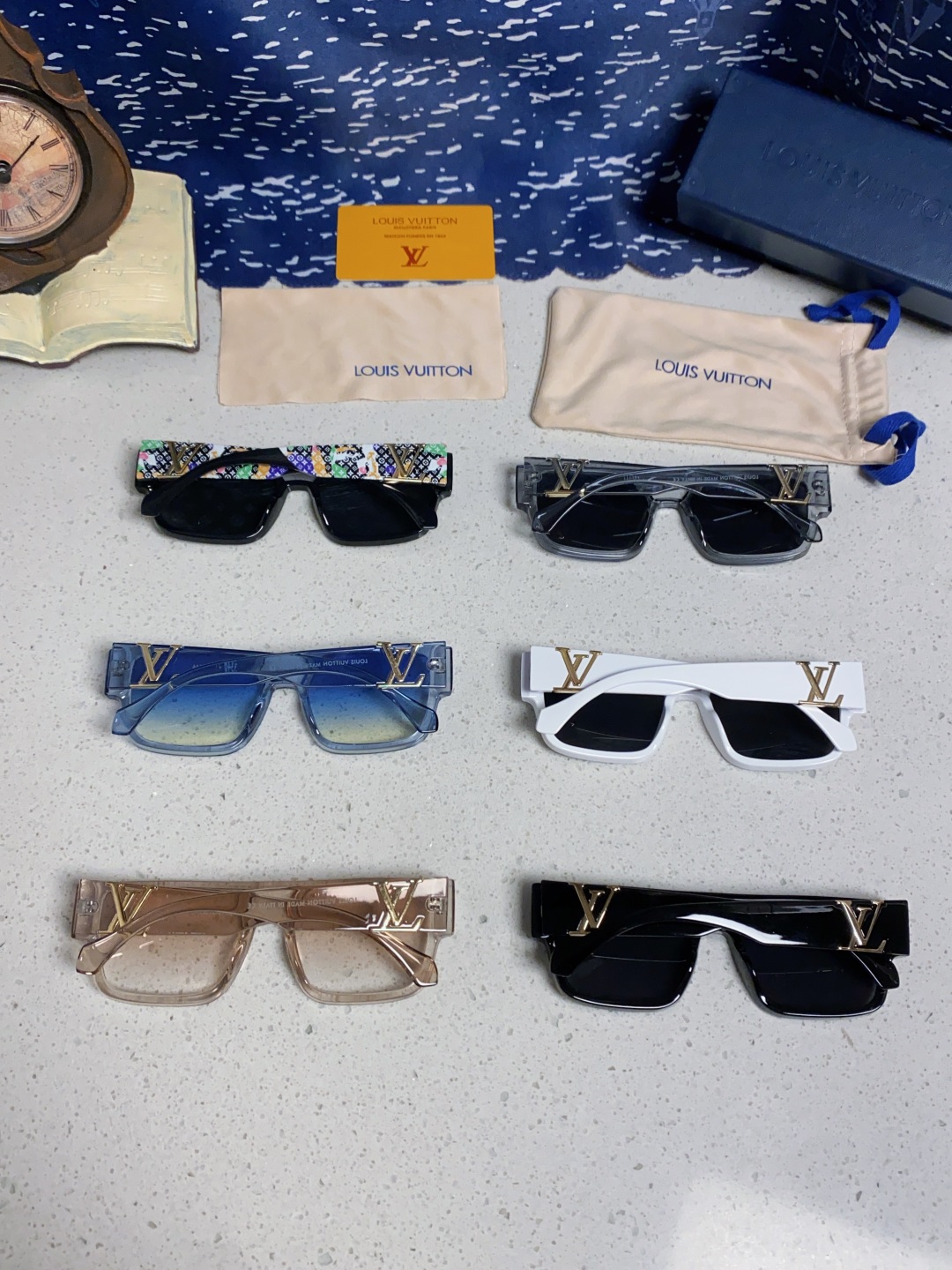 LouisVuitton路易威登 2025款欧美高端女士 方框显瘦休闲太阳眼欧洲站网红旅游防晒墨镜