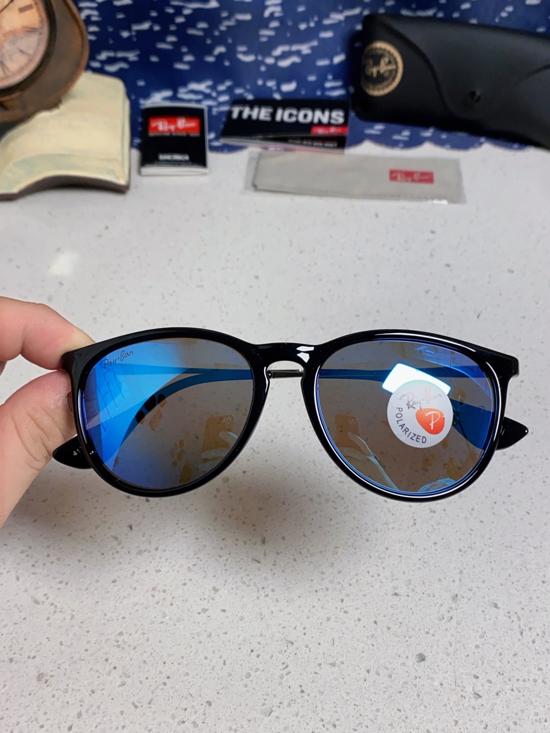 RayBan雷朋 新款超轻太阳眼镜 潮流经典明星款树脂偏光男女驾驶墨镜 RB4171