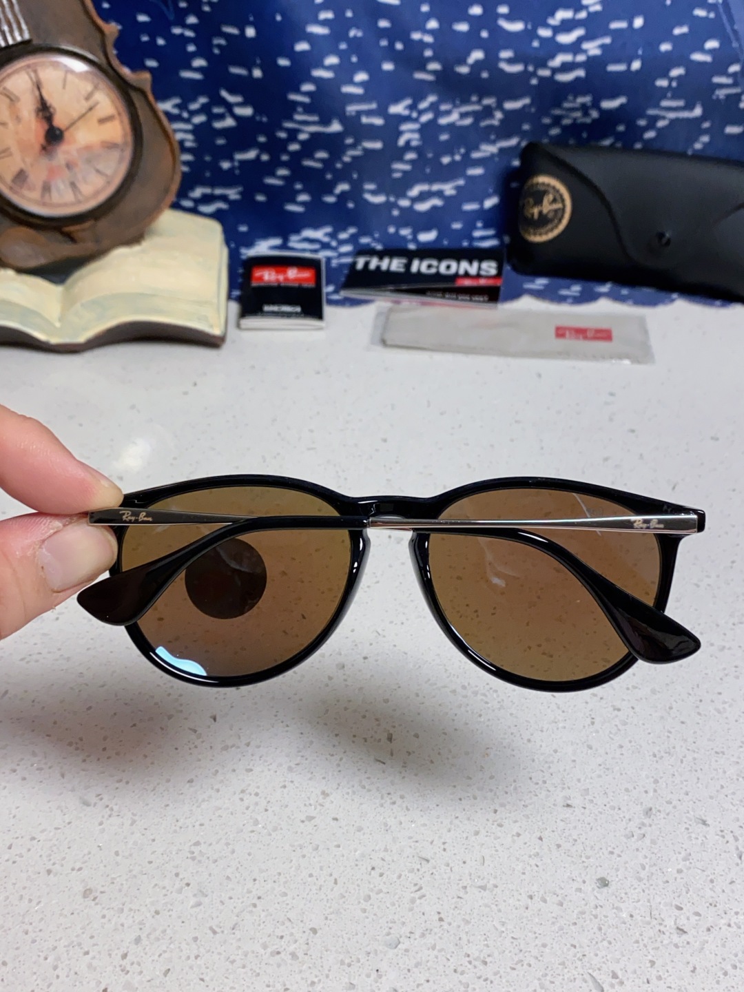 RayBan雷朋 新款超轻太阳眼镜 潮流经典明星款树脂偏光男女驾驶墨镜 RB4171