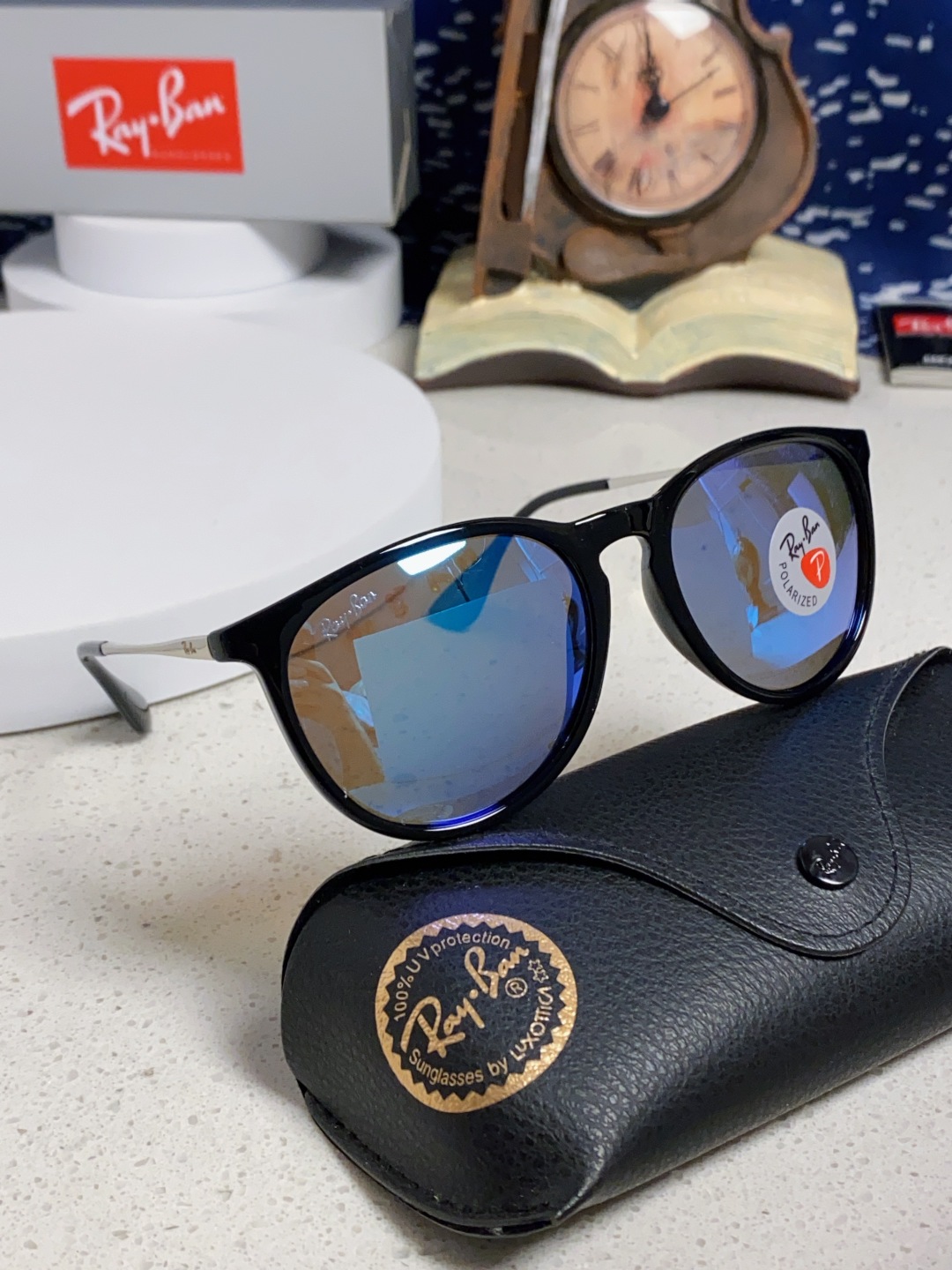 RayBan雷朋 新款超轻太阳眼镜 潮流经典明星款树脂偏光男女驾驶墨镜 RB4171