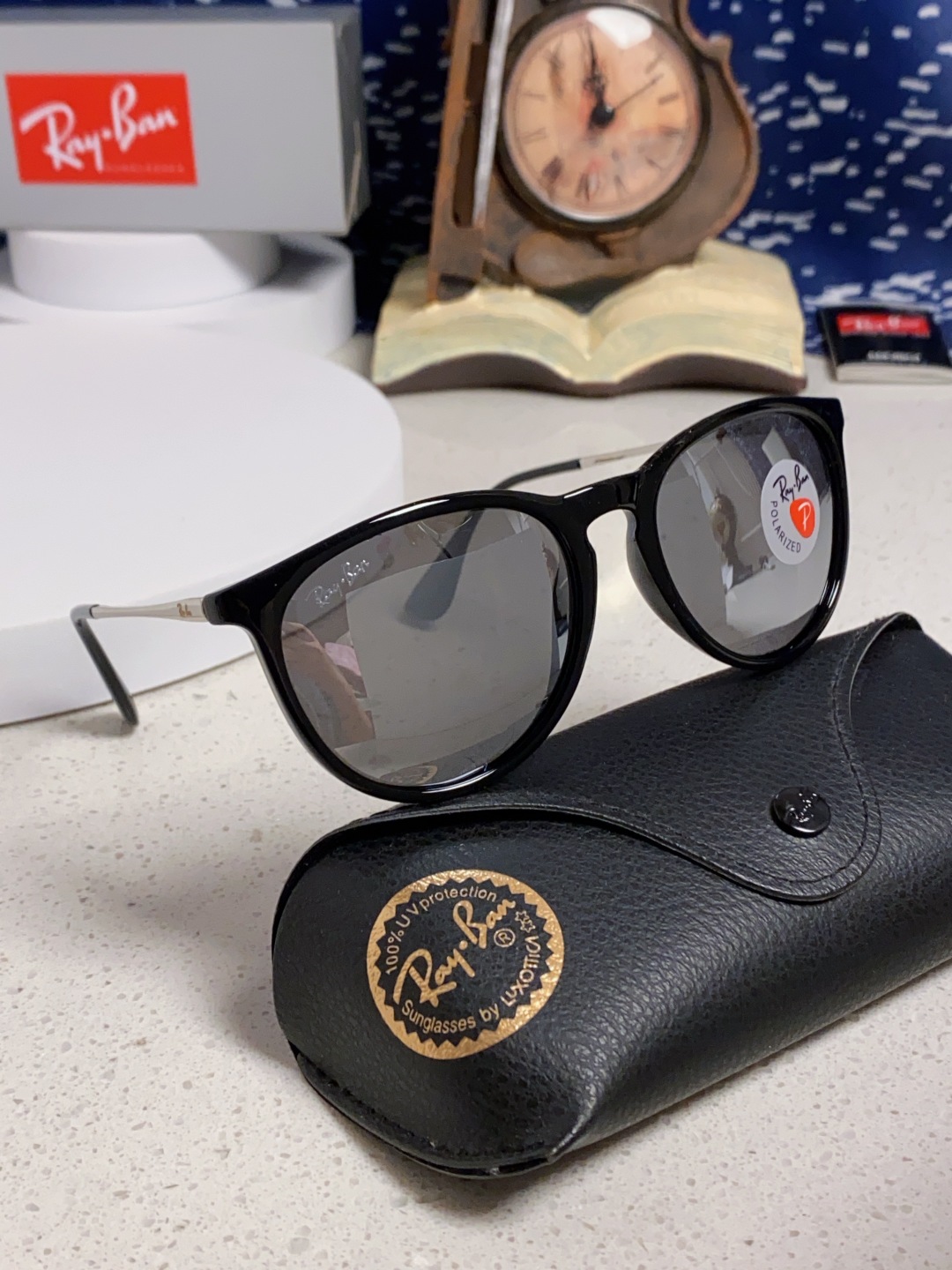 RayBan雷朋 新款超轻太阳眼镜 潮流经典明星款树脂偏光男女驾驶墨镜 RB4171