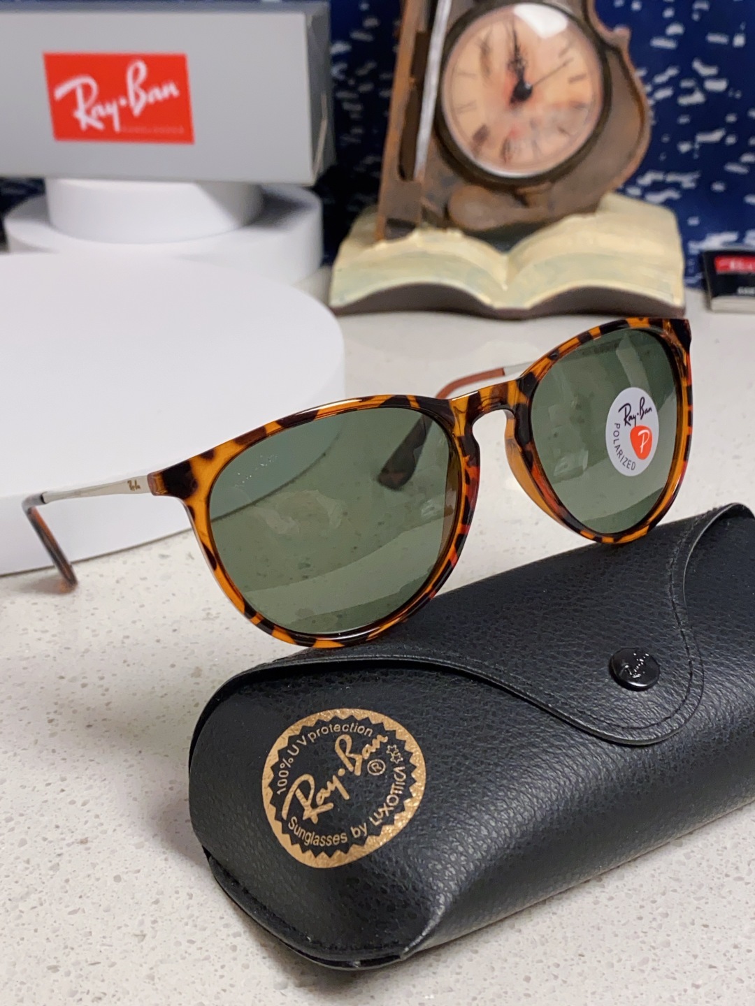 RayBan雷朋 新款超轻太阳眼镜 潮流经典明星款树脂偏光男女驾驶墨镜 RB4171