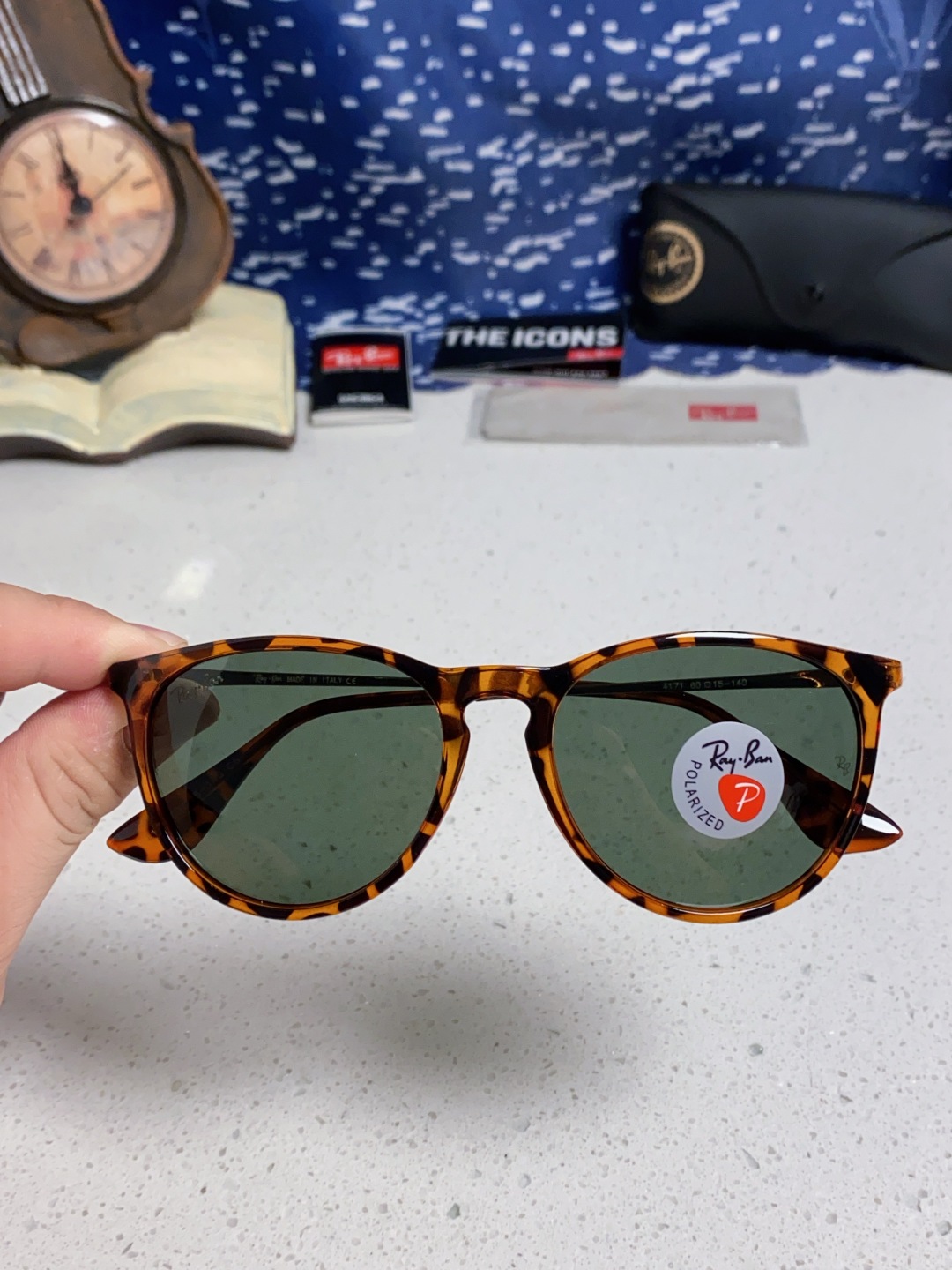 RayBan雷朋 新款超轻太阳眼镜 潮流经典明星款树脂偏光男女驾驶墨镜 RB4171