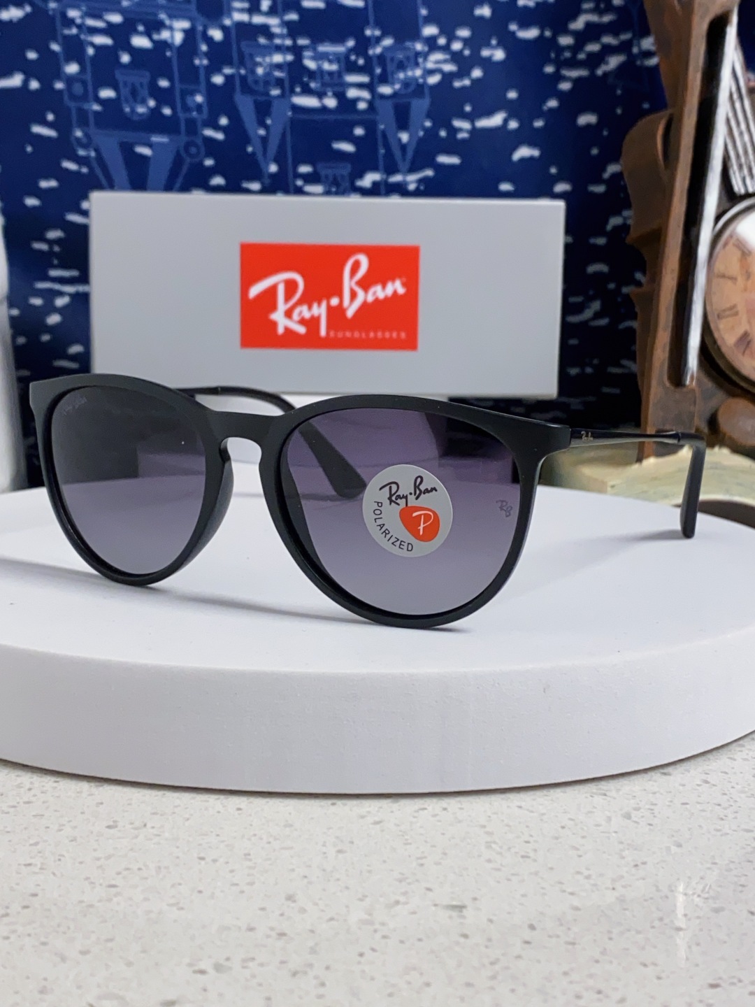 RayBan雷朋 新款超轻太阳眼镜 潮流经典明星款树脂偏光男女驾驶墨镜 RB4171