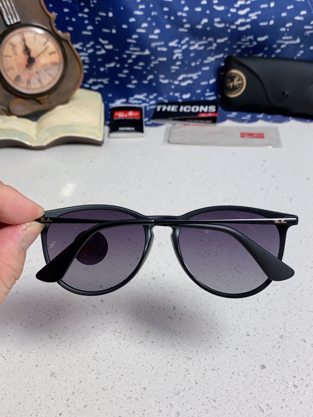 RayBan雷朋 新款超轻太阳眼镜 潮流经典明星款树脂偏光男女驾驶墨镜 RB4171