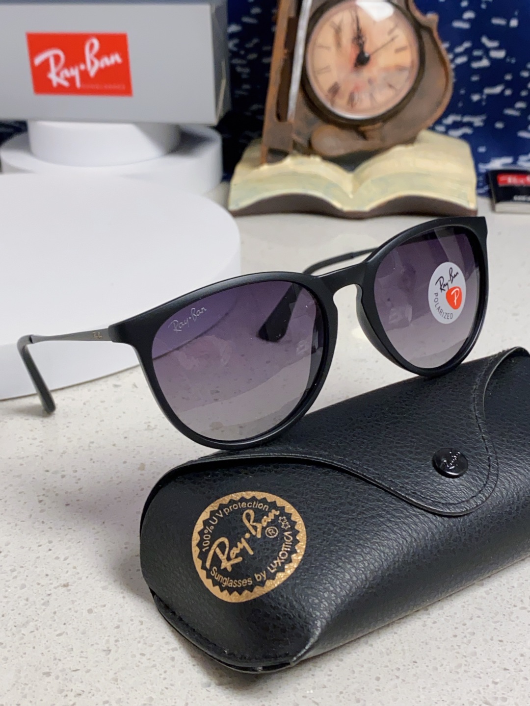 RayBan雷朋 新款超轻太阳眼镜 潮流经典明星款树脂偏光男女驾驶墨镜 RB4171