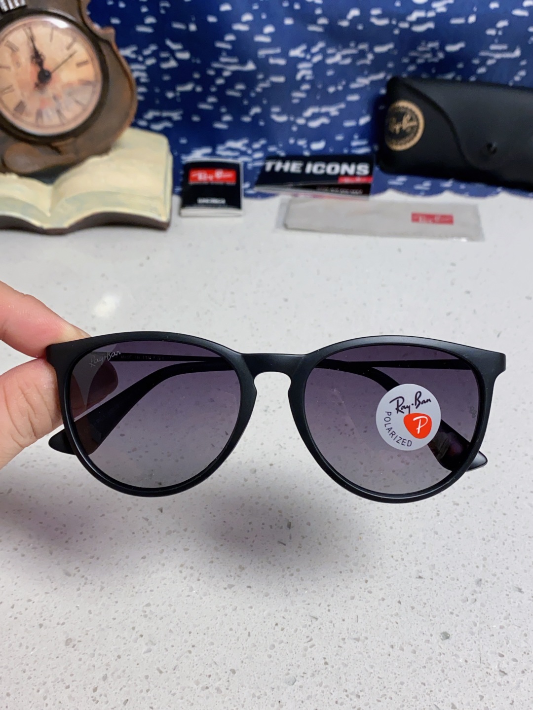 RayBan雷朋 新款超轻太阳眼镜 潮流经典明星款树脂偏光男女驾驶墨镜 RB4171