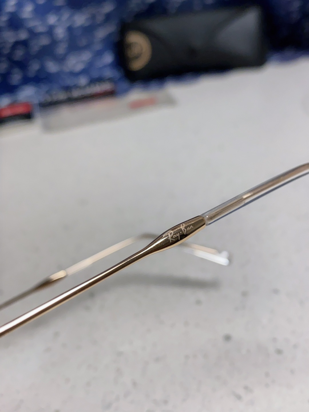 RayBan雷朋 2025新款太阳眼镜金属双梁多边形 康目色时尚眼镜男女墨镜 RB3707