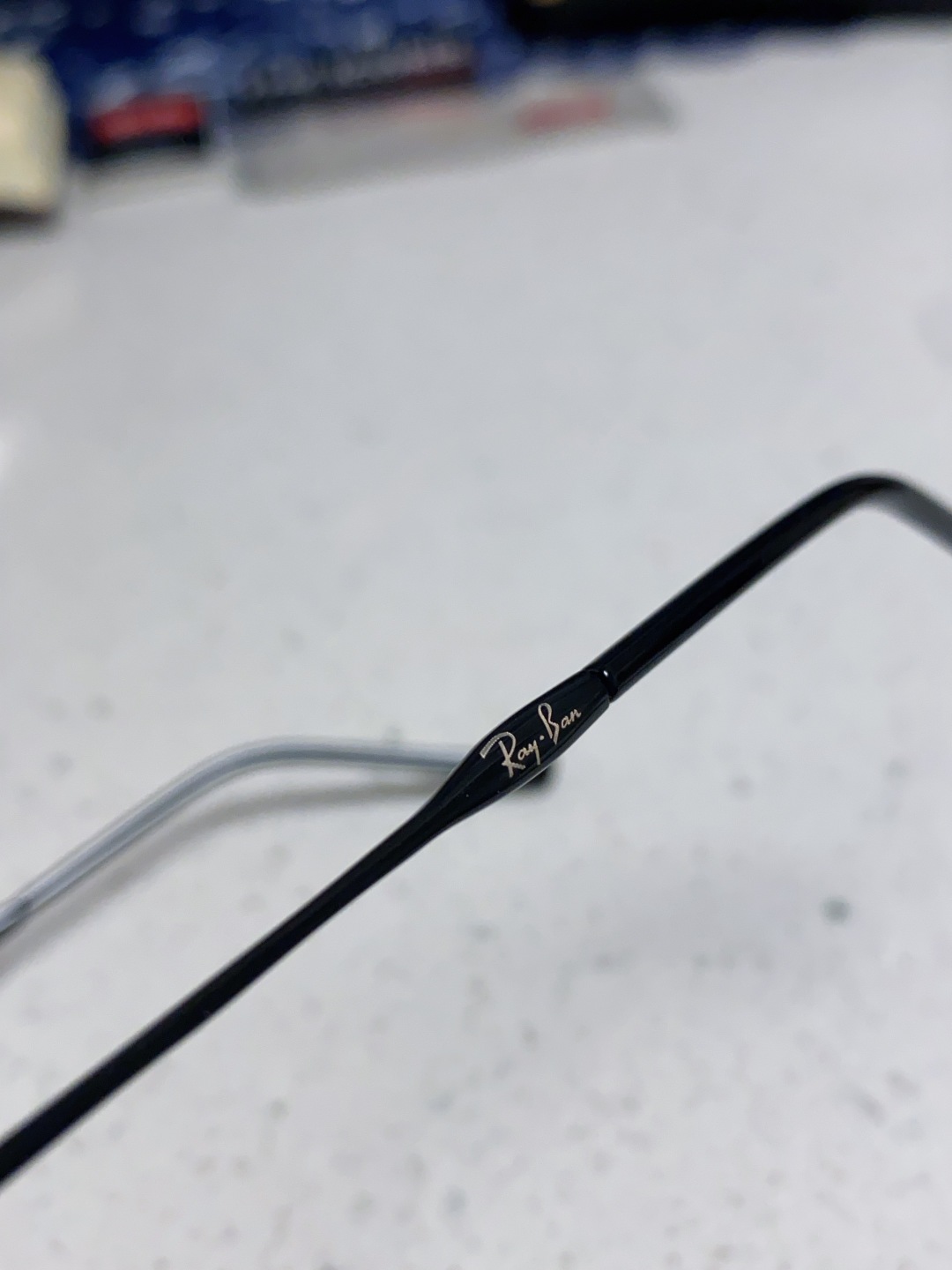 RayBan雷朋 2025新款太阳眼镜金属双梁多边形 康目色时尚眼镜男女墨镜 RB3707