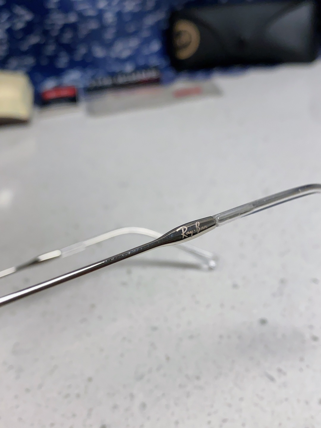 RayBan雷朋 2025新款太阳眼镜金属双梁多边形 康目色时尚眼镜男女墨镜 RB3707