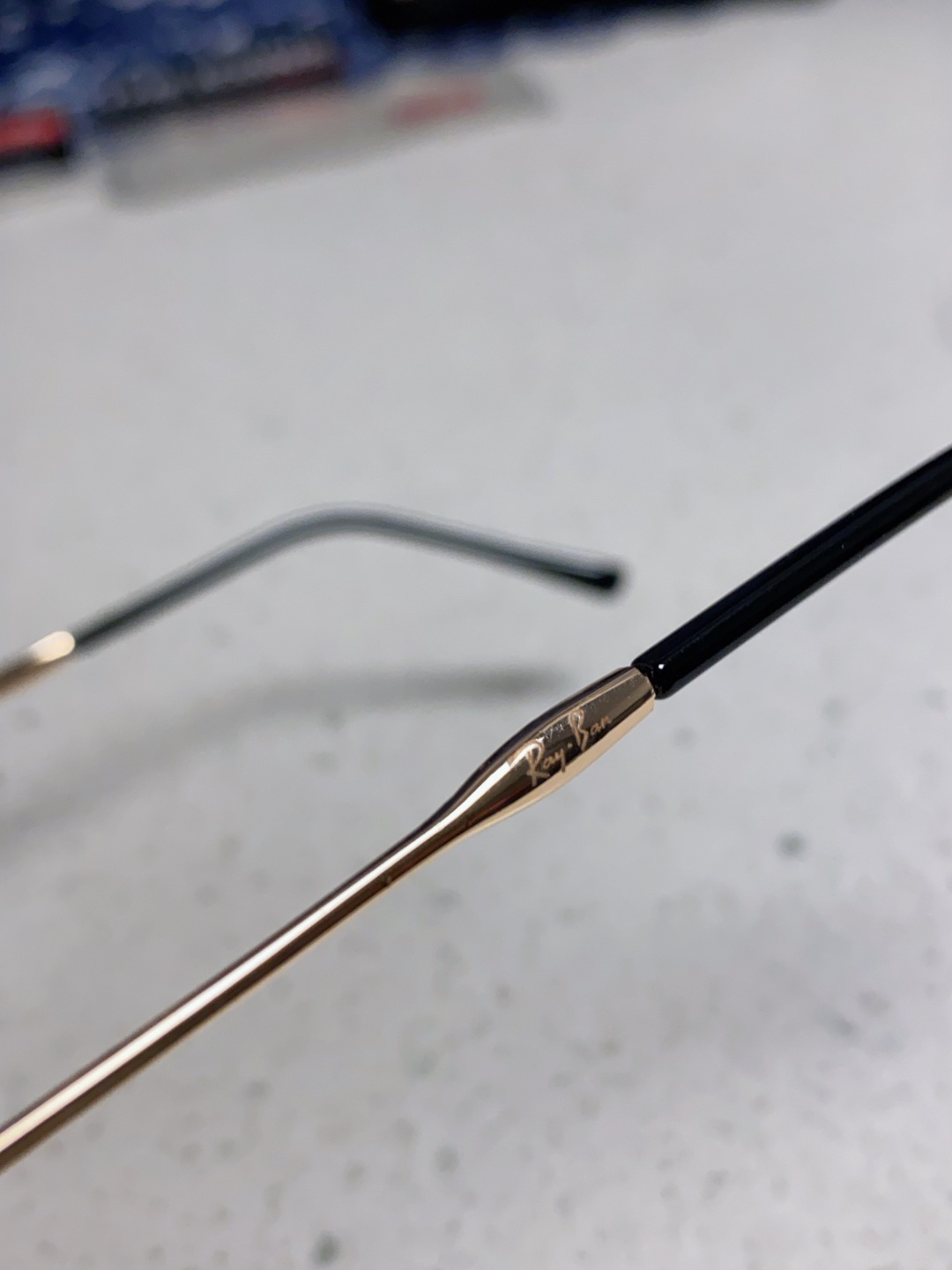 RayBan雷朋 2025新款太阳眼镜金属双梁多边形 康目色时尚眼镜男女墨镜 RB3707