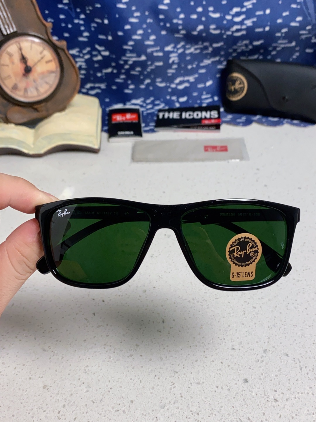2025 Ray Ban Sports Sunglasses: RB8356 for Men and Women, High Quality Glass Lenses - 图片 4