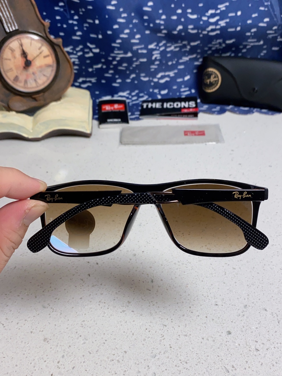 2025 Ray Ban Sports Sunglasses: RB8356 Men and Women Windglasses with High-Quality Glass Lenses - 图片 5