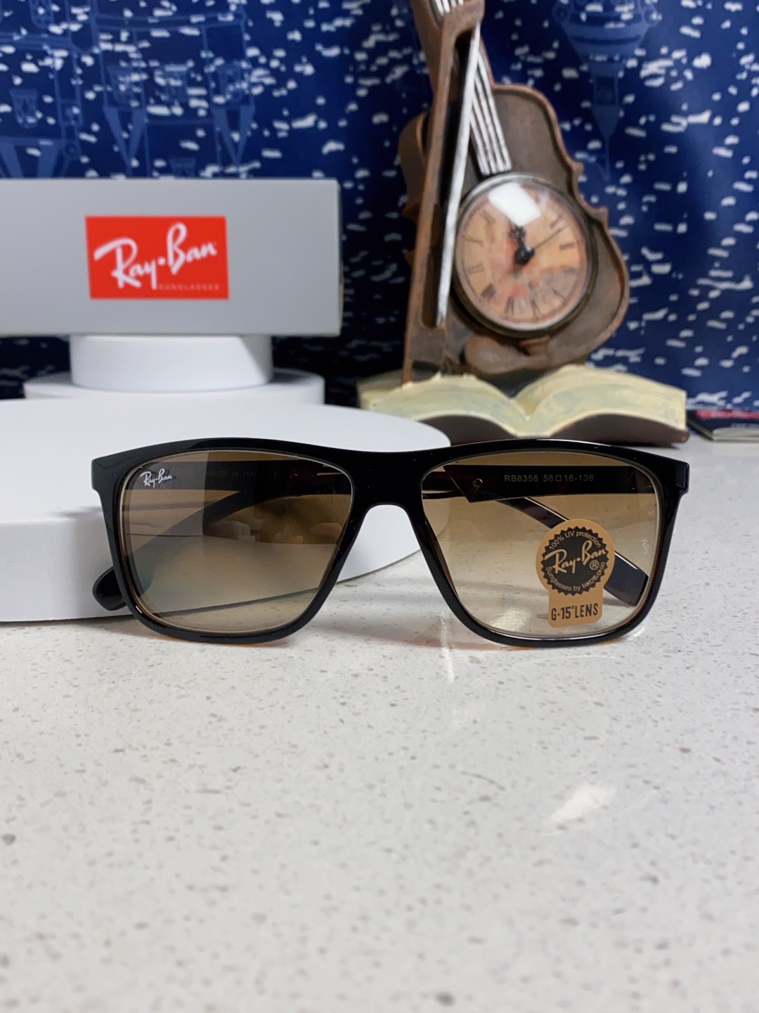 2025 Ray Ban Sports Sunglasses: RB8356 Men and Women Windglasses with High-Quality Glass Lenses - 图片 9