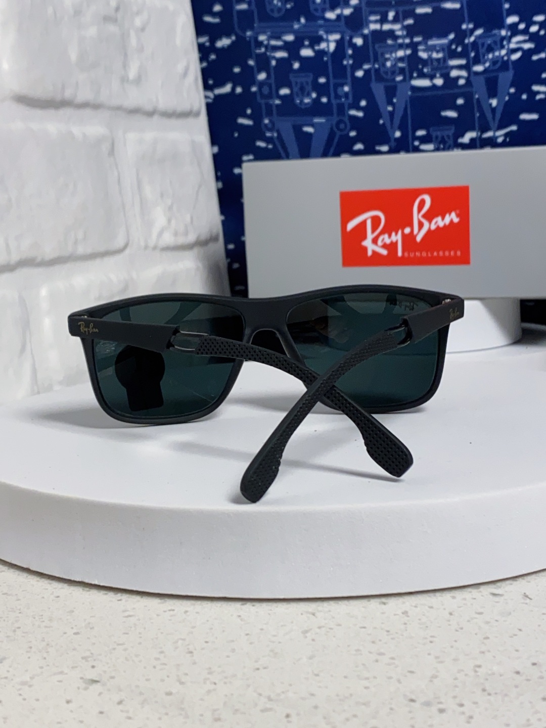 RayBan 雷朋 2025新款运动墨镜男女跑步骑行防风眼镜开车钓鱼太阳镜 高品质玻璃镜片 RB8356