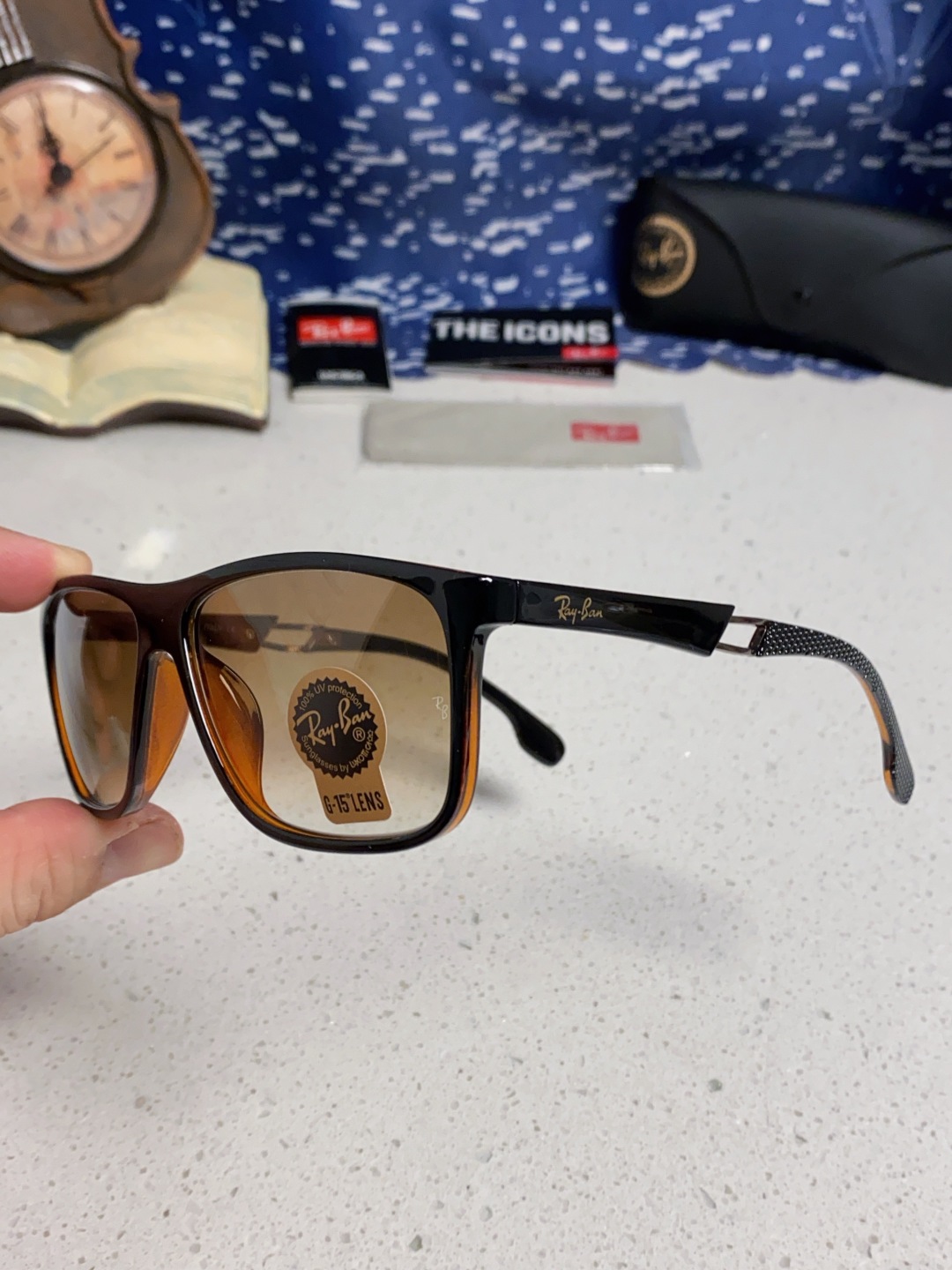 2025 Ray Ban Sports Sunglasses: RB8356 Men and Women Windglasses with High-Quality Glass Lenses - 图片 6