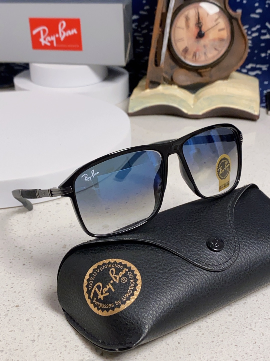 RayBan雷朋 2025新款玻璃太阳镜防紫外线防强光镜片男女通用墨镜新款高档高清RB8029