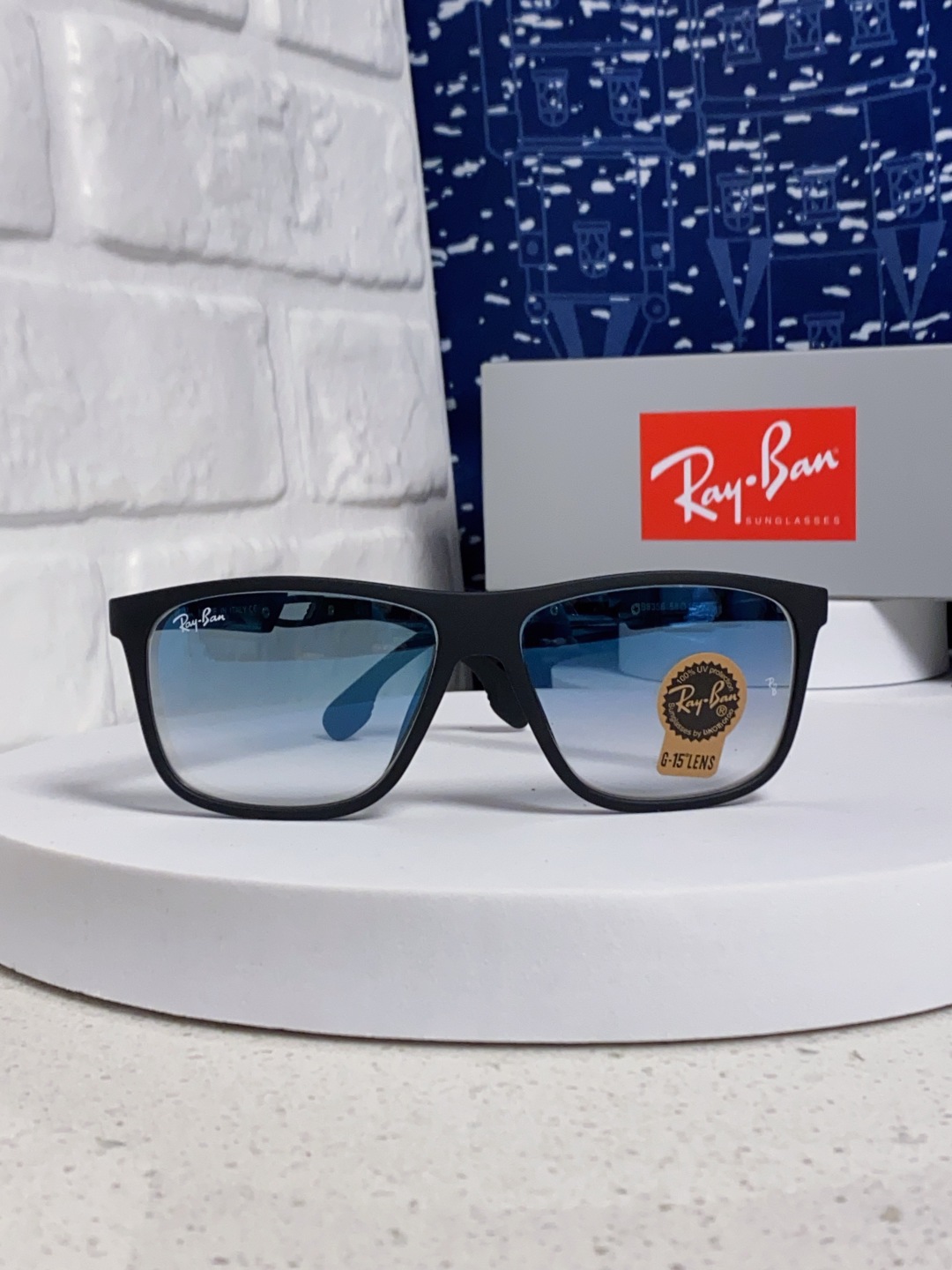 RayBan 雷朋 2025新款运动墨镜男女跑步骑行防风眼镜开车钓鱼太阳镜 高品质玻璃镜片 RB8356