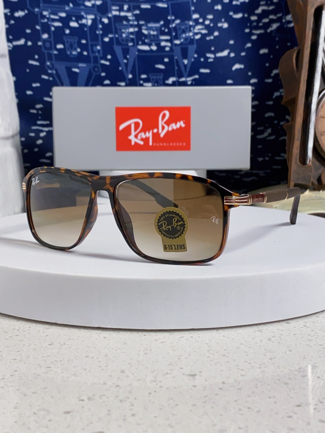 RayBan雷朋 2025新款玻璃太阳镜防紫外线防强光镜片男女通用墨镜新款高档高清RB8029