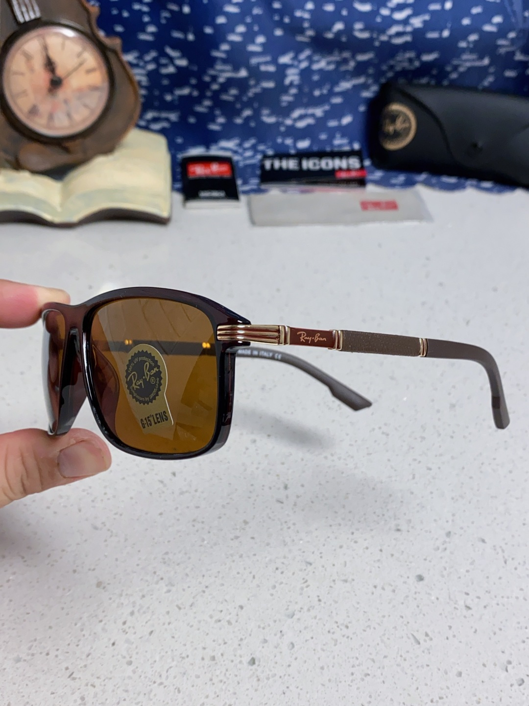 RayBan雷朋 2025新款玻璃太阳镜防紫外线防强光镜片男女通用墨镜新款高档高清RB8029