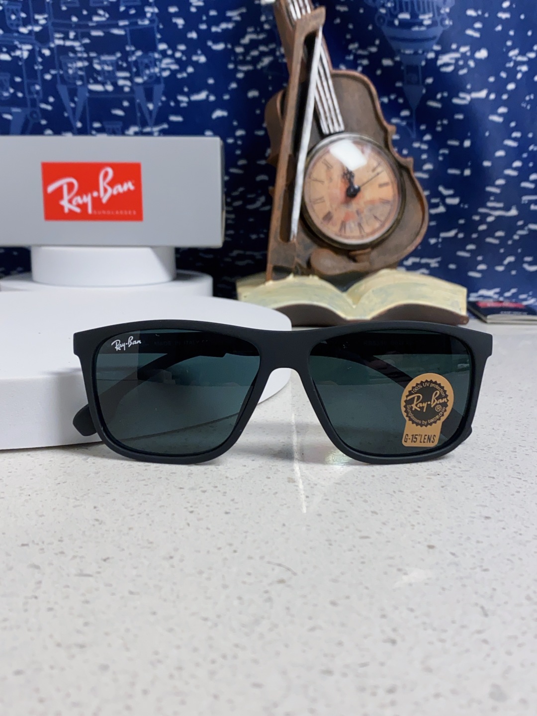 RayBan 雷朋 2025新款运动墨镜男女跑步骑行防风眼镜开车钓鱼太阳镜 高品质玻璃镜片 RB8356