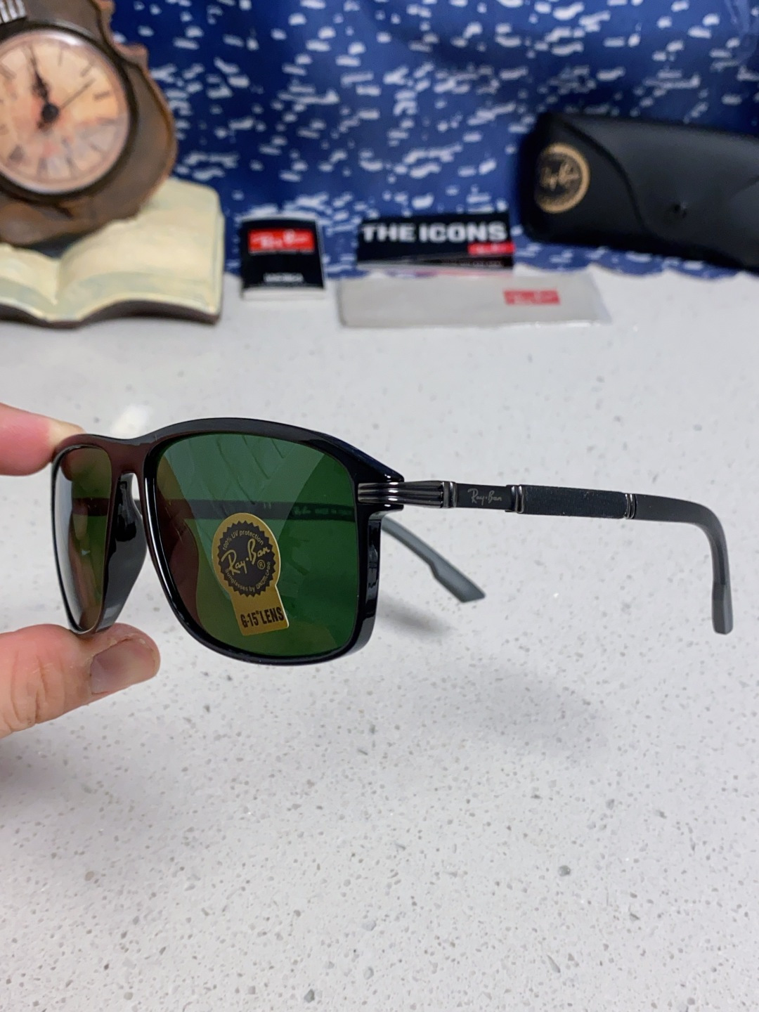 RayBan雷朋 2025新款玻璃太阳镜防紫外线防强光镜片男女通用墨镜新款高档高清RB8029