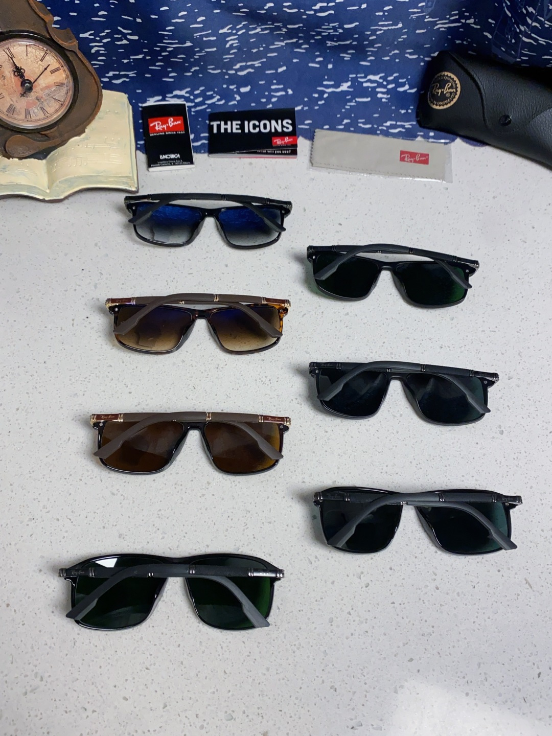 RayBan雷朋 2025新款玻璃太阳镜防紫外线防强光镜片男女通用墨镜新款高档高清RB8029