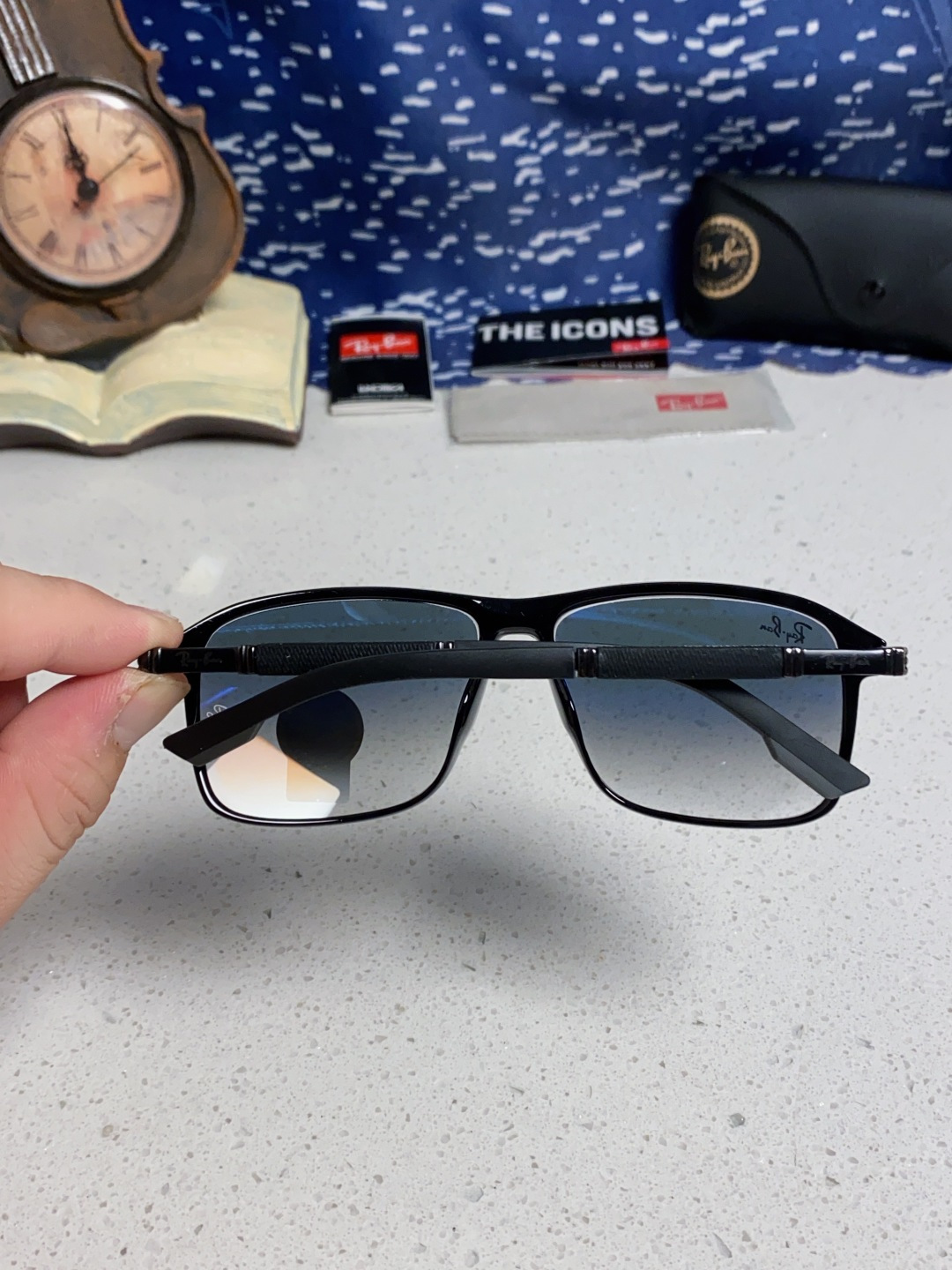 RayBan雷朋 2025新款玻璃太阳镜防紫外线防强光镜片男女通用墨镜新款高档高清RB8029