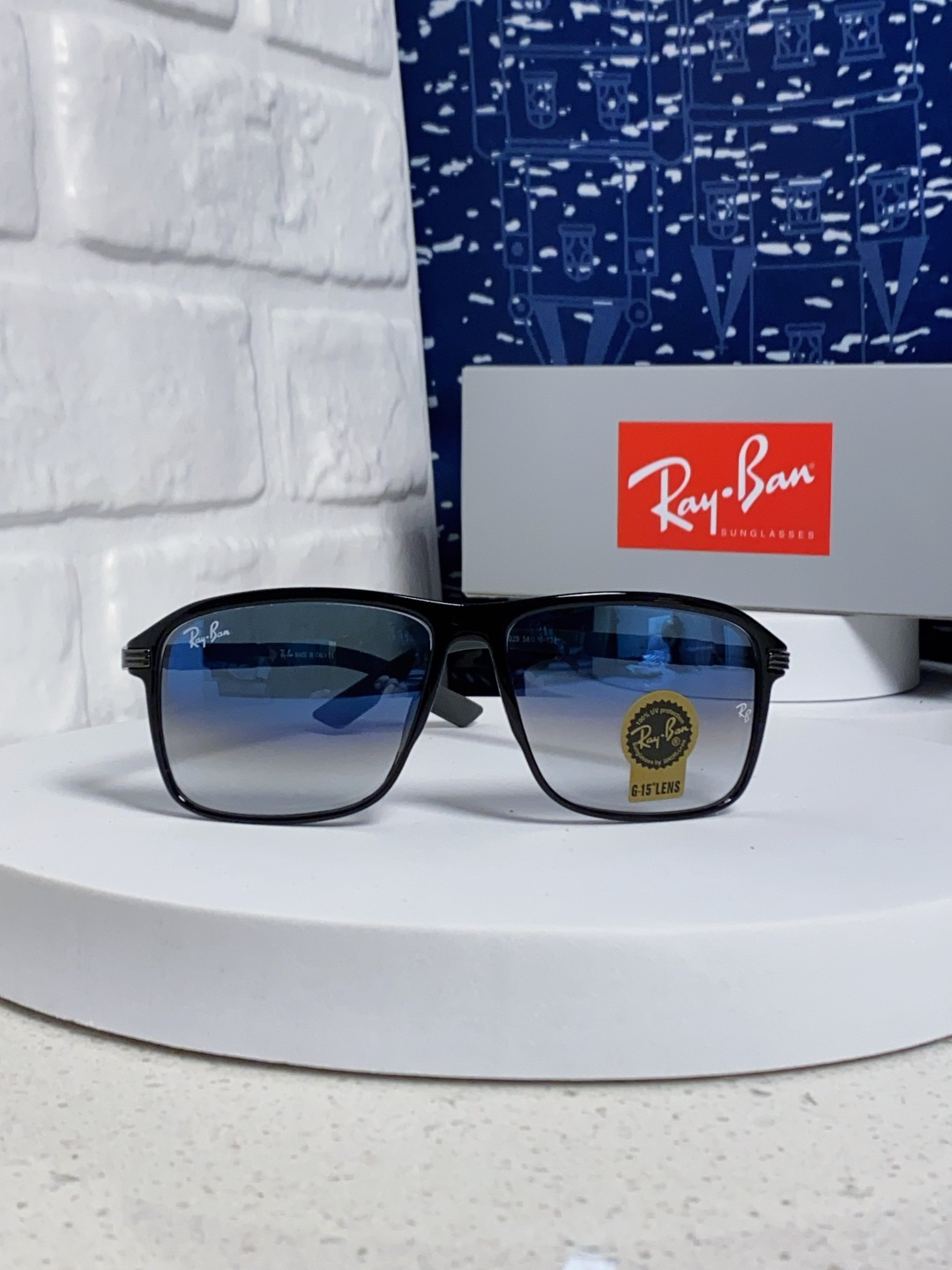 RayBan雷朋 2025新款玻璃太阳镜防紫外线防强光镜片男女通用墨镜新款高档高清RB8029