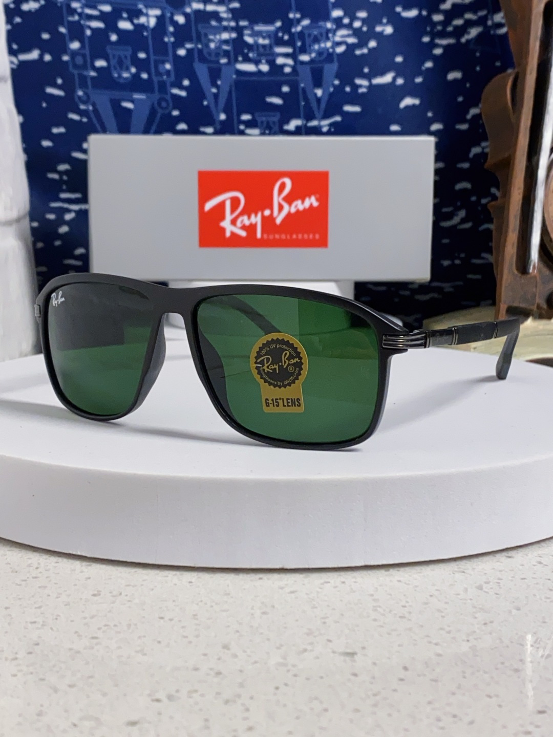 RayBan雷朋 2025新款玻璃太阳镜防紫外线防强光镜片男女通用墨镜新款高档高清RB8029