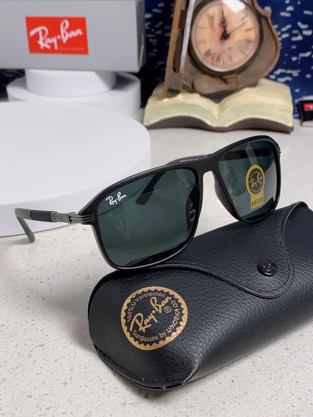 RayBan雷朋 2025新款玻璃太阳镜防紫外线防强光镜片男女通用墨镜新款高档高清RB8029