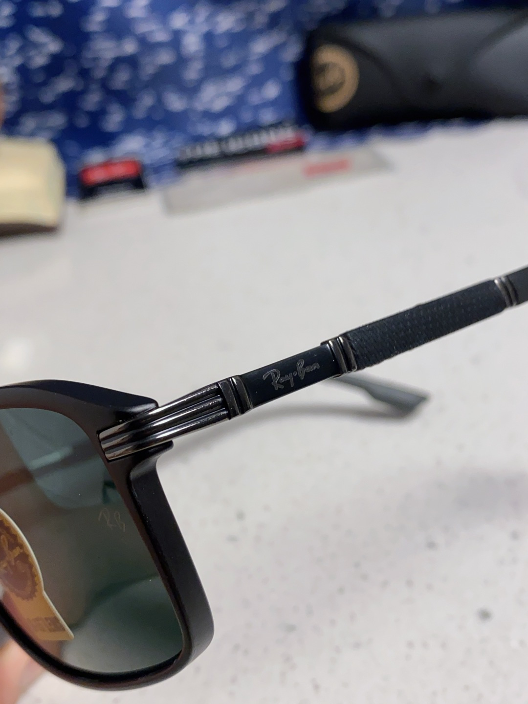 RayBan雷朋 2025新款玻璃太阳镜防紫外线防强光镜片男女通用墨镜新款高档高清RB8029