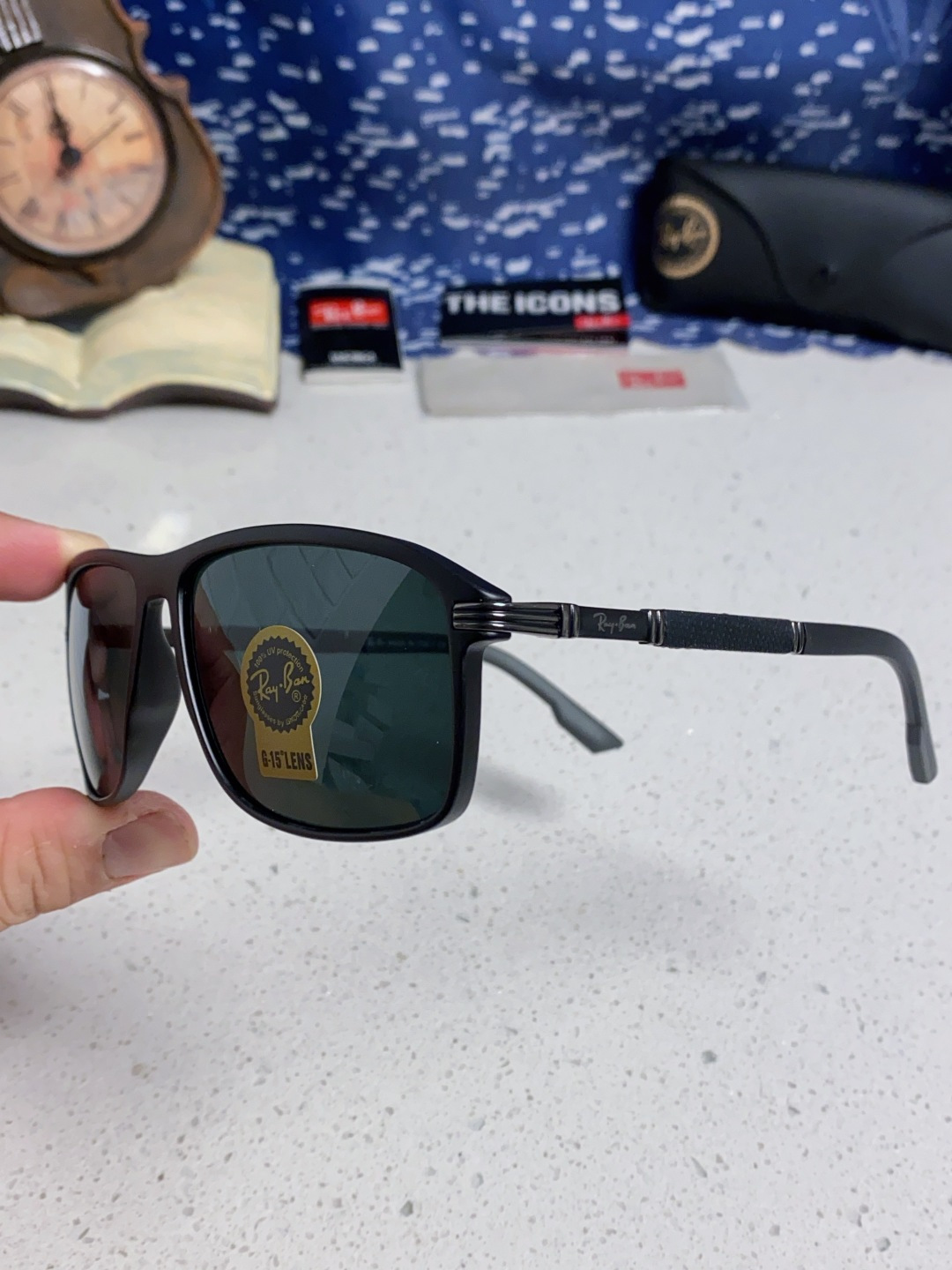 RayBan雷朋 2025新款玻璃太阳镜防紫外线防强光镜片男女通用墨镜新款高档高清RB8029