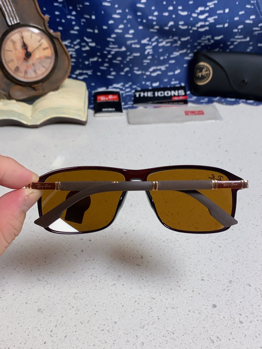 RayBan雷朋 2025新款玻璃太阳镜防紫外线防强光镜片男女通用墨镜新款高档高清RB8029