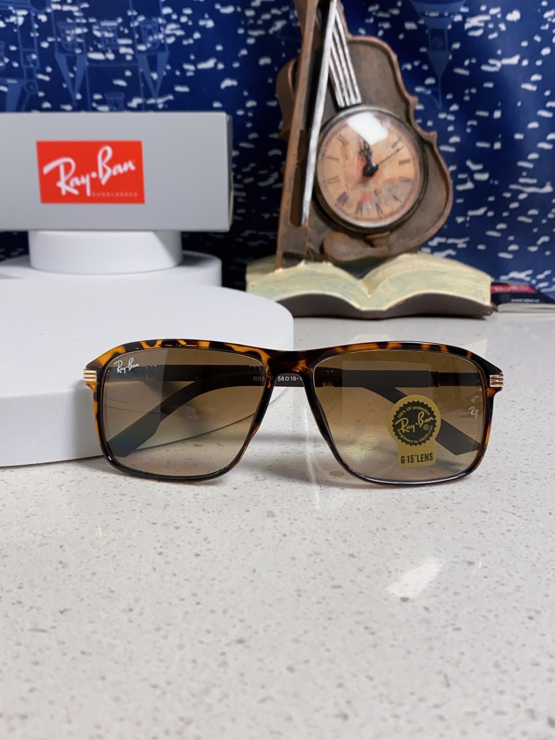 RayBan雷朋 2025新款玻璃太阳镜防紫外线防强光镜片男女通用墨镜新款高档高清RB8029