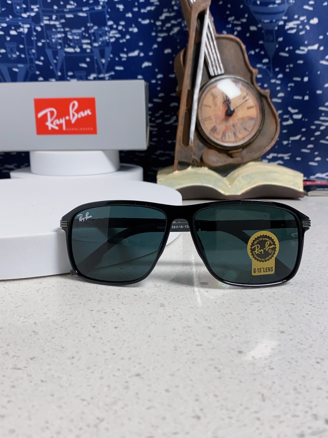 RayBan雷朋 2025新款玻璃太阳镜防紫外线防强光镜片男女通用墨镜新款高档高清RB8029