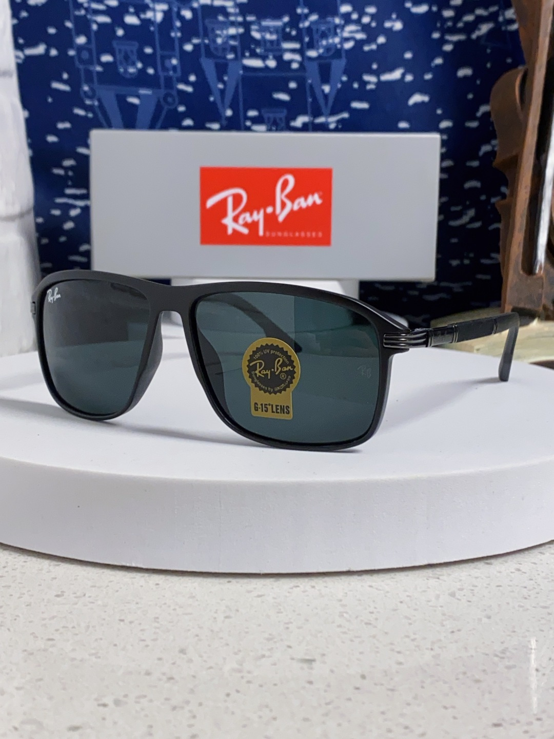 RayBan雷朋 2025新款玻璃太阳镜防紫外线防强光镜片男女通用墨镜新款高档高清RB8029