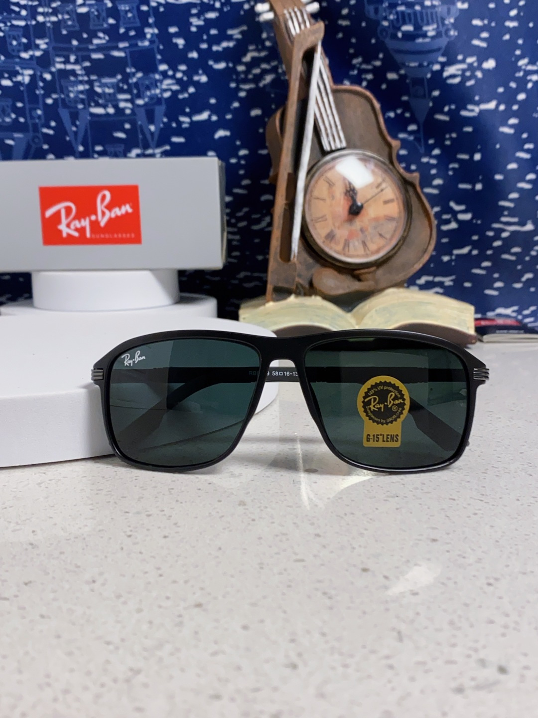 RayBan雷朋 2025新款玻璃太阳镜防紫外线防强光镜片男女通用墨镜新款高档高清RB8029