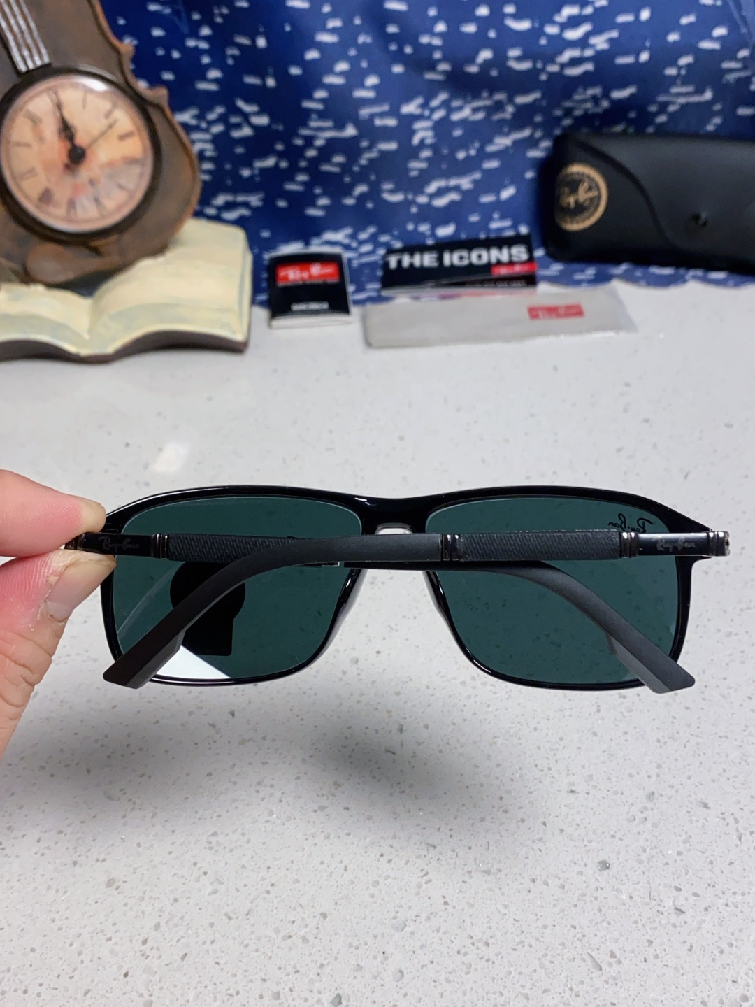 RayBan雷朋 2025新款玻璃太阳镜防紫外线防强光镜片男女通用墨镜新款高档高清RB8029