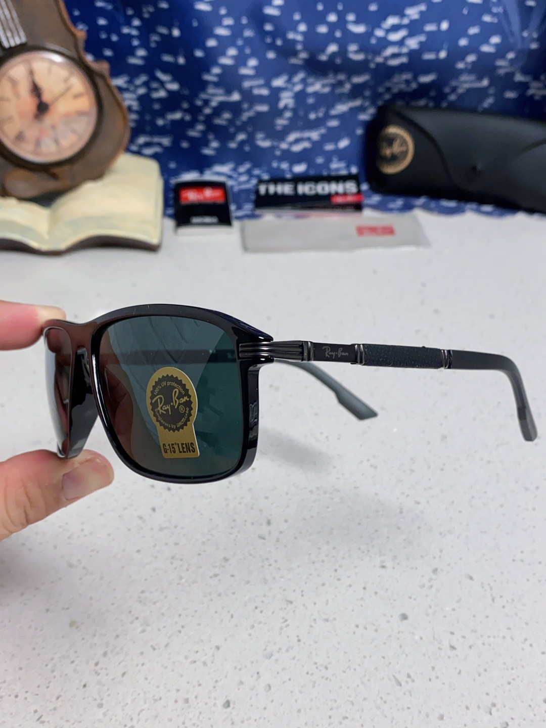 RayBan雷朋 2025新款玻璃太阳镜防紫外线防强光镜片男女通用墨镜新款高档高清RB8029