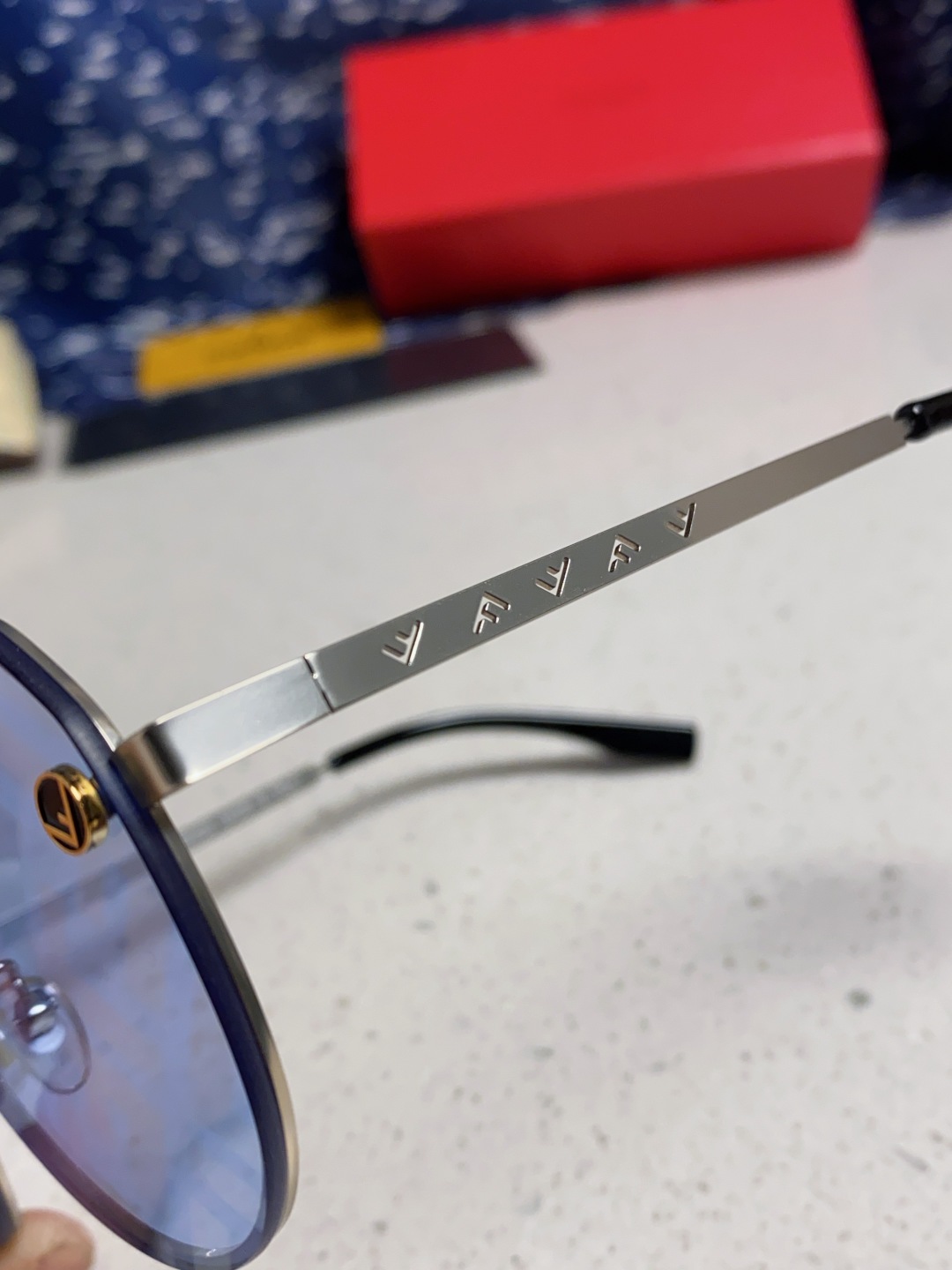 P280 FENDIFINDE, 2025 NEW SUNGLASSES, DOUBLE BEAM PILOTS, UNBOXED OVERLIGHTED LOGO PRINTS, BOTH MALE AND FEMALE - 图片 7