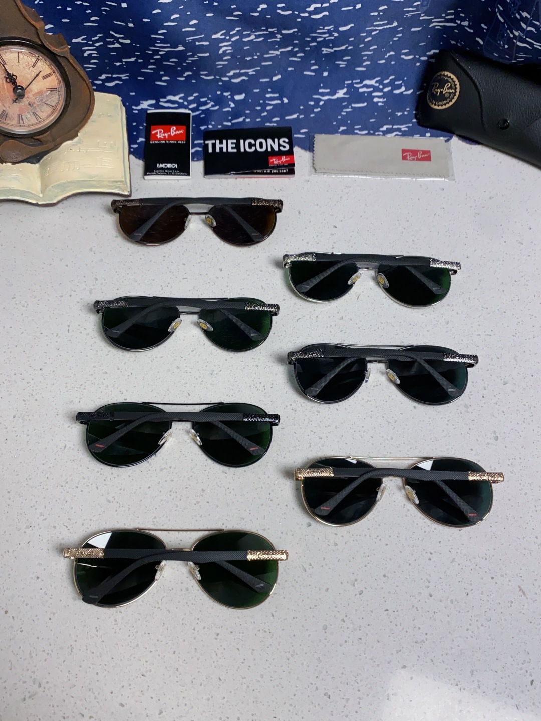 RayBan雷朋 2025新款钢化玻璃镜片太阳镜男士司机驾驶开车钓鱼眼镜女墨镜男女通用 RB4820