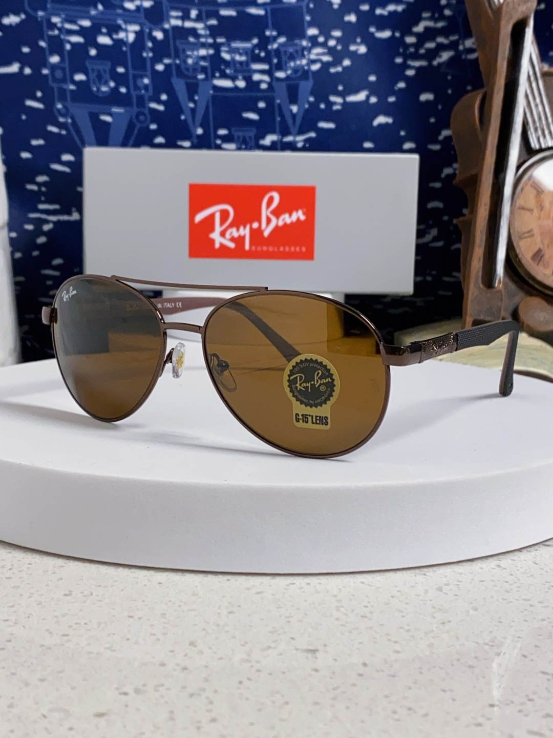 RayBan雷朋 2025新款钢化玻璃镜片太阳镜男士司机驾驶开车钓鱼眼镜女墨镜男女通用 RB4820