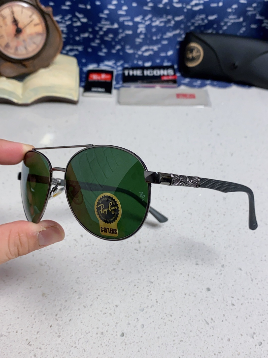 RayBan雷朋 2025新款钢化玻璃镜片太阳镜男士司机驾驶开车钓鱼眼镜女墨镜男女通用 RB4820